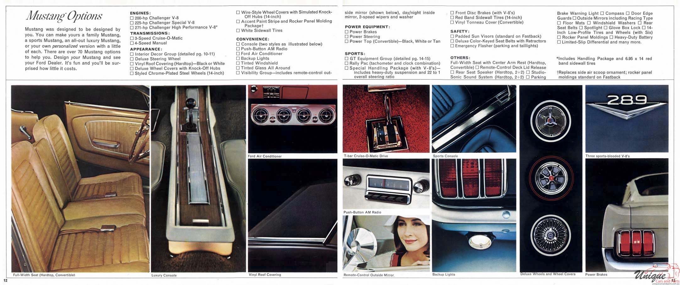 1965 Ford Mustang Brochure Page 7
